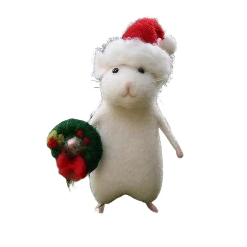 Felt_Mouse_and_Pumpkin_Ornament_-_-_tag1_-4220990 Felt Mouse and Pumpkin Ornament - - #tag1#