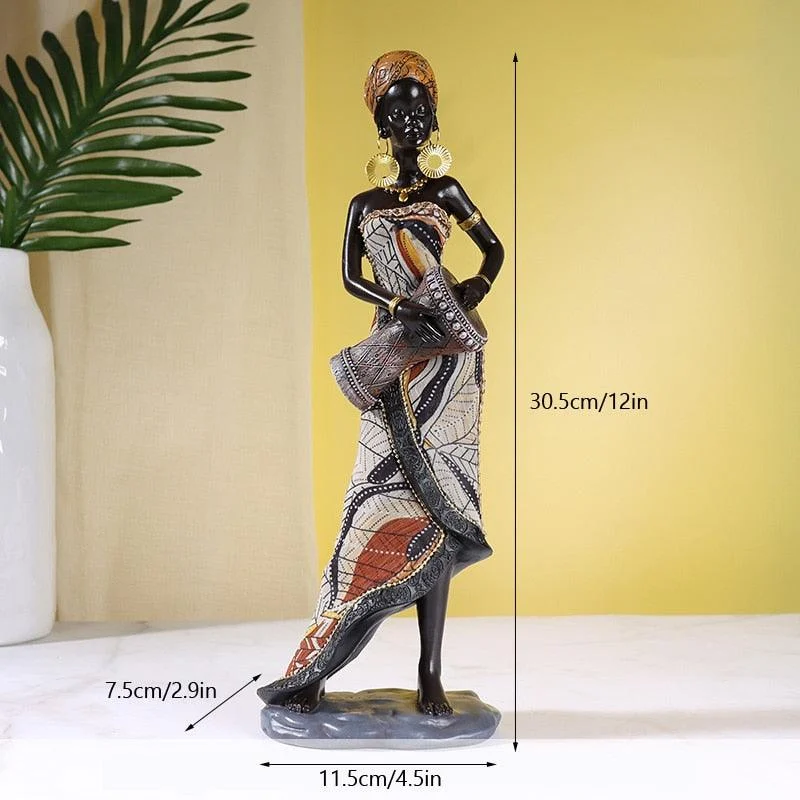 Female Musician Statue -