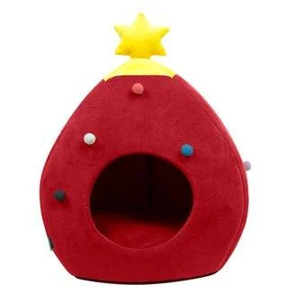 Festive_Fir_Cozy_Pet_Bed_-_-_tag1_-4208607 Festive Fir Cozy Pet Bed - - #tag1#
