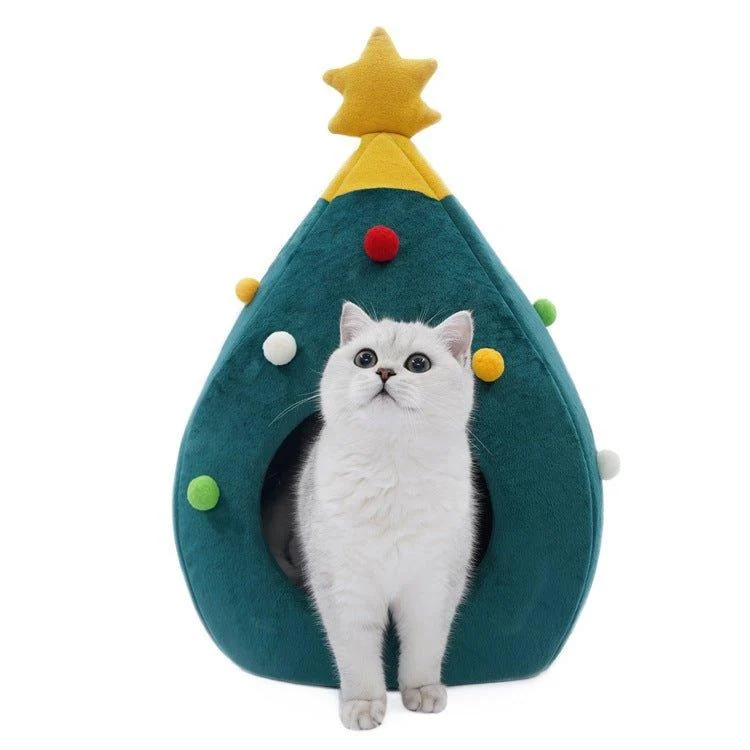 Festive_Fir_Cozy_Pet_Bed_-_-_tag1_-4208627 Festive Fir Cozy Pet Bed - - #tag1#