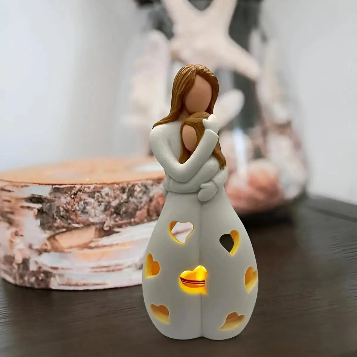 Figurative_Candle_Holder_-_Embrace_-_Mother_Daughter_-_Flickering_Light_-_-_tag1_-4221242 Figurative Candle Holder - Embrace - Mother Daughter - Flickering Light - - #tag1#