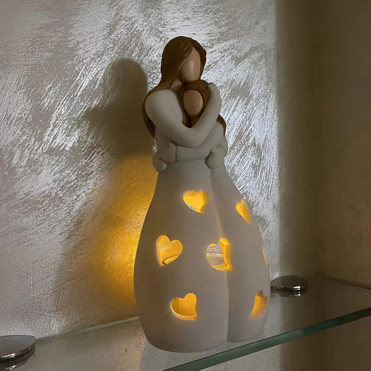 Figurative_Candle_Holder_-_Embrace_-_Mother_Daughter_-_Flickering_Light_-_-_tag1_-4221265 Figurative Candle Holder - Embrace - Mother Daughter - Flickering Light - - #tag1#