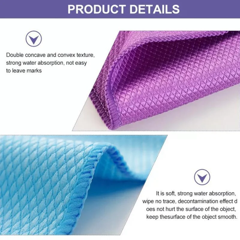 Fish Scale Microfiber Polishing Cleaning Cloth -  - #tag1#