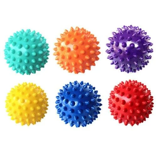 Fitness Pvc Hand Massage Ball Pvc Soles Hedgehog Sensory Training Grip The Ball Portable Physiotherapy Ball