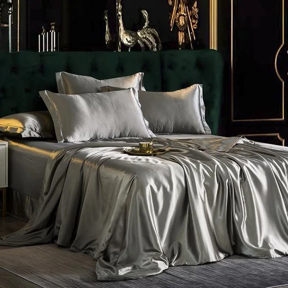 Fitted_4PCS_SUPER_SOFT_Luxury_Silk_Bedding_Set_1_FITTED_SHEET_1_QUILT_COVER_2_PILLOWCASE_-_-_tag1_-4209329 Fitted 4PCS SUPER SOFT Luxury Silk Bedding Set(1 FITTED SHEET+1 QUILT COVER+ 2 PILLOWCASE) - - #tag1#