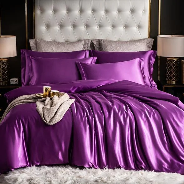 Fitted_4PCS_SUPER_SOFT_Luxury_Silk_Bedding_Set_1_FITTED_SHEET_1_QUILT_COVER_2_PILLOWCASE_-_-_tag1_-4209358 Fitted 4PCS SUPER SOFT Luxury Silk Bedding Set(1 FITTED SHEET+1 QUILT COVER+ 2 PILLOWCASE) - - #tag1#