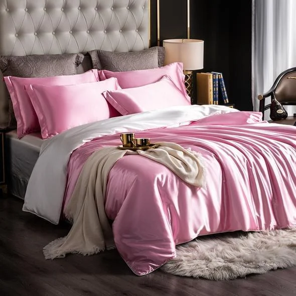 Fitted_4PCS_SUPER_SOFT_Luxury_Silk_Bedding_Set_1_FITTED_SHEET_1_QUILT_COVER_2_PILLOWCASE_-_-_tag1_-4209401 Fitted 4PCS SUPER SOFT Luxury Silk Bedding Set(1 FITTED SHEET+1 QUILT COVER+ 2 PILLOWCASE) - - #tag1#