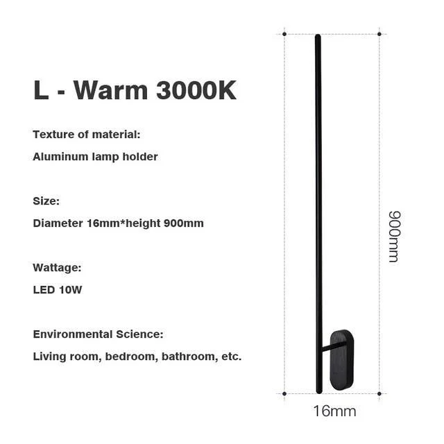 Fixed Ultra-thin Free Rotation 10W Wall Lamp - - #tag1#