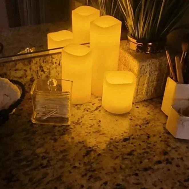 Flameless_Melted_Candles_-_-4188990 Flameless Melted Candles -