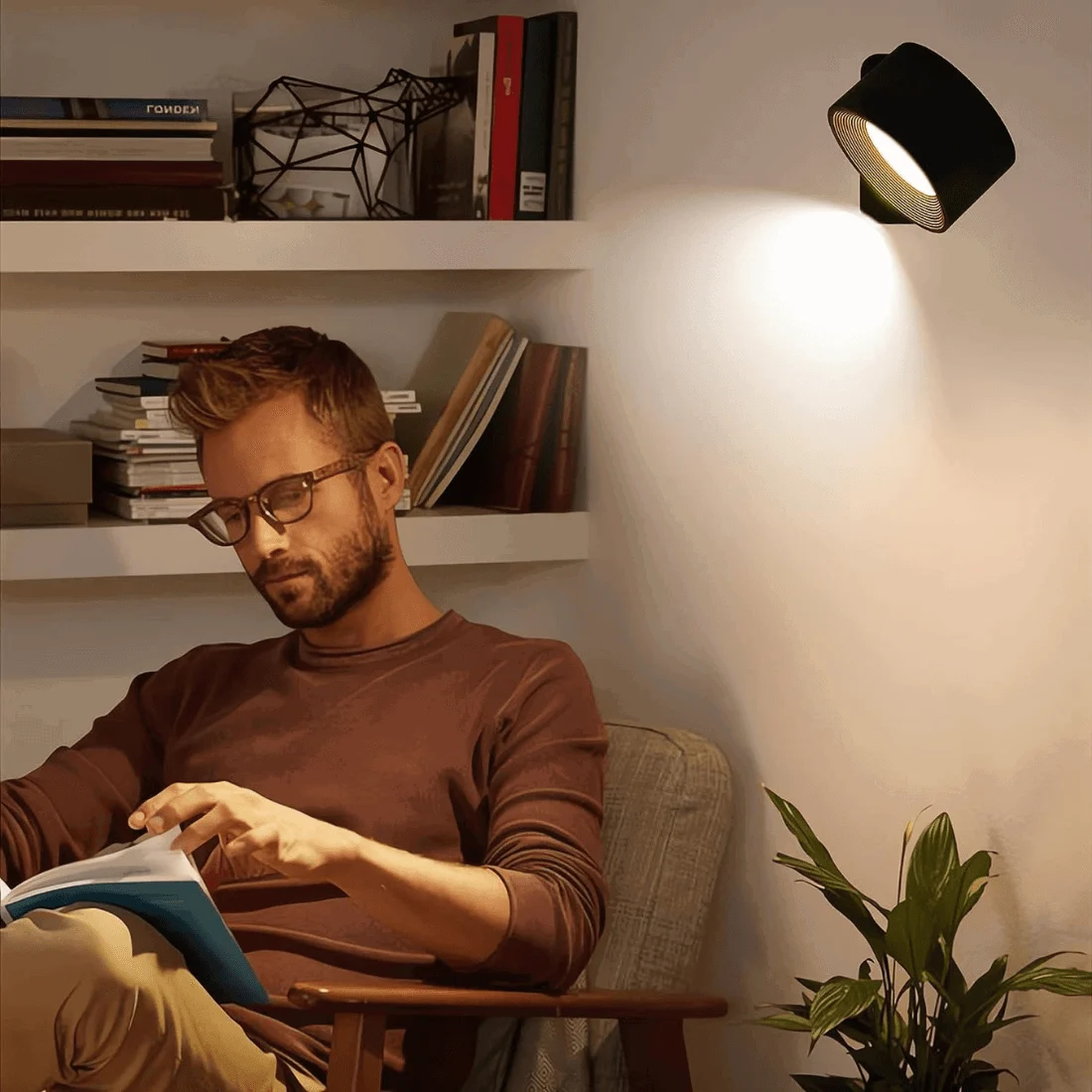 FlexiLamp - Wireless rechargeable 360° wall lamp -  - #tag1#