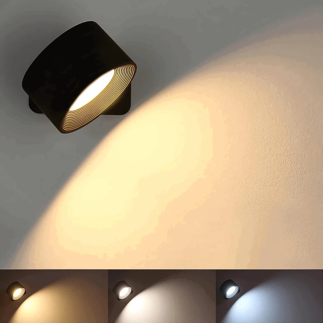 FlexiLamp - Wireless rechargeable 360° wall lamp -  - #tag1#