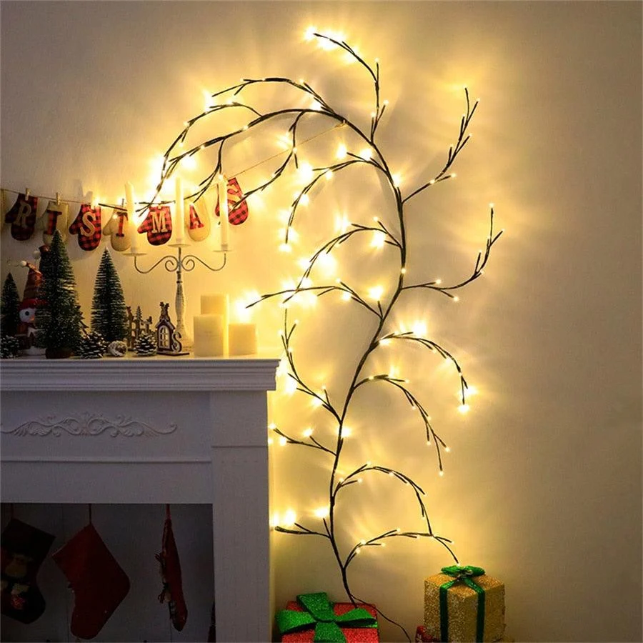 Flexible DIY Willow Vine Branch Light -