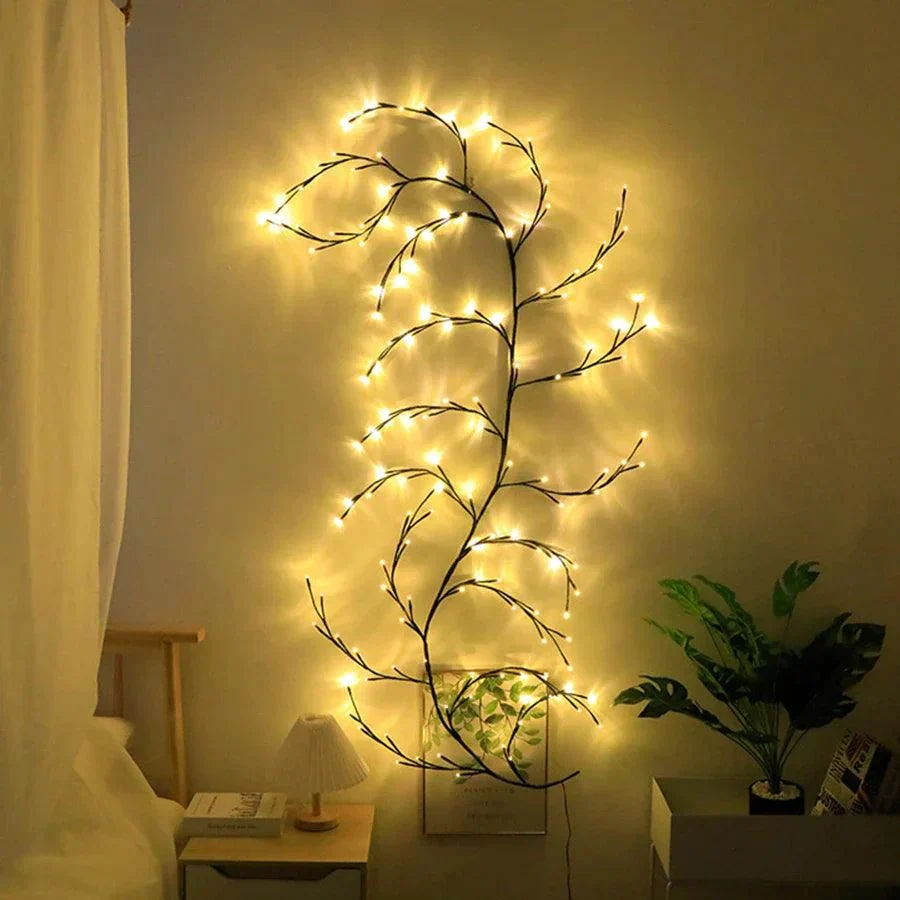 Flexible DIY Willow Vine Branch Light -