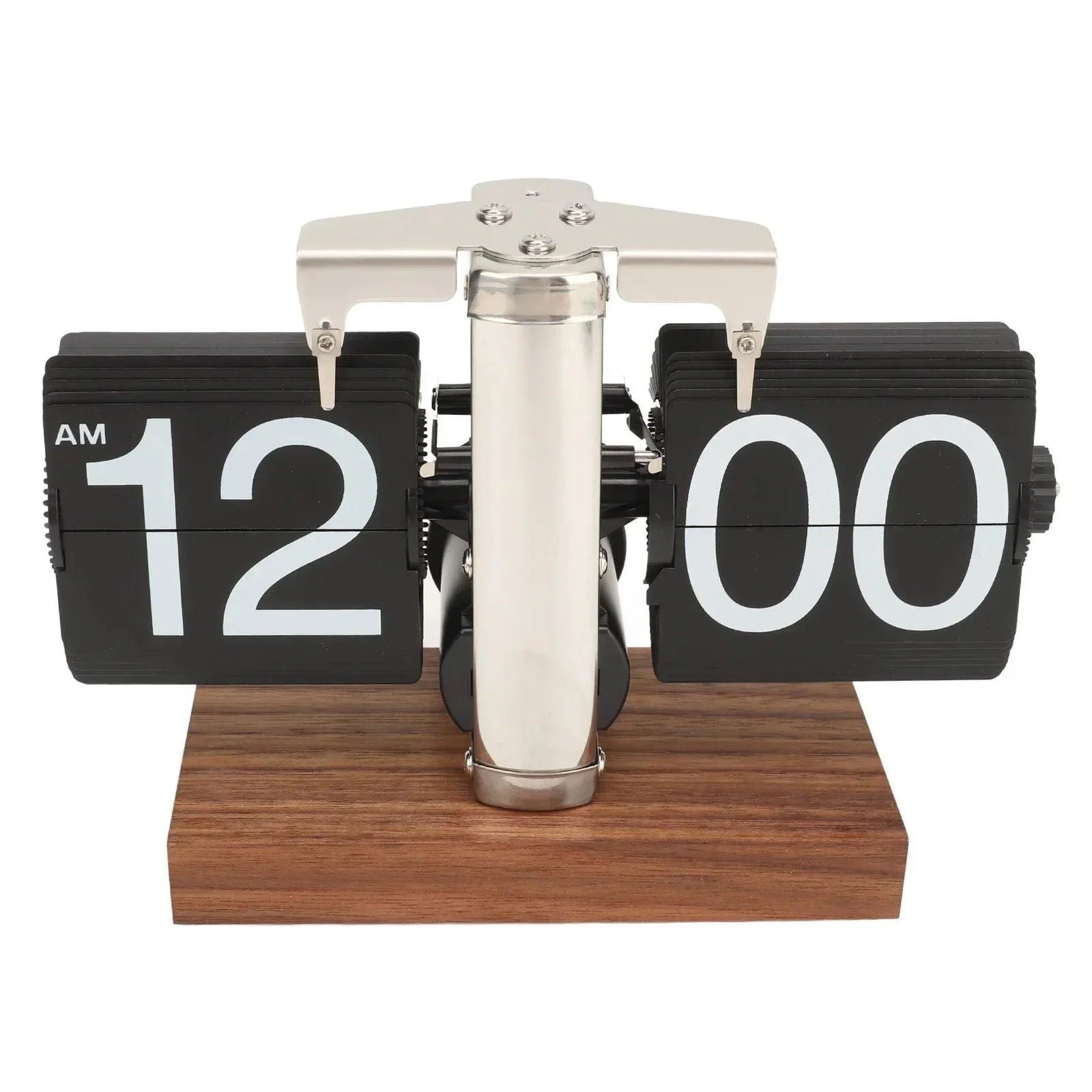 Flip_down_clock_Walnut_wood_Vintage_clock_Retro_Mechanical_-_-_tag1_-4222784 Flip down clock | Walnut wood | Vintage clock | Retro | Mechanical - - #tag1#