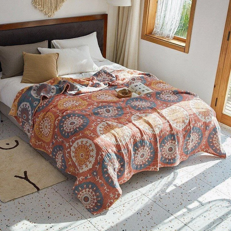 Floral_Muslin_Bed_Cover_-_-_tag1_-4223299 Floral Muslin Bed Cover - - #tag1#