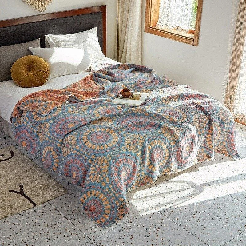 Floral_Muslin_Bed_Cover_-_-_tag1_-4223309 Floral Muslin Bed Cover - - #tag1#