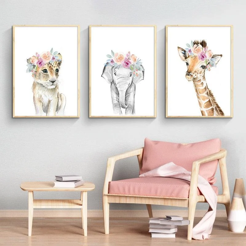 FlowerBabyAnimal-Homeko6 Flower Baby Animal - Homeko