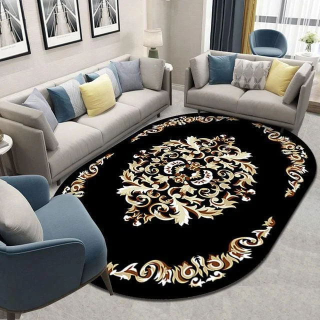 Flower_European_Oval_Rug_Living_Room_Washable_Carpet_for_Bedroom_-_-4190023 Flower European Oval Rug Living Room Washable Carpet for Bedroom -