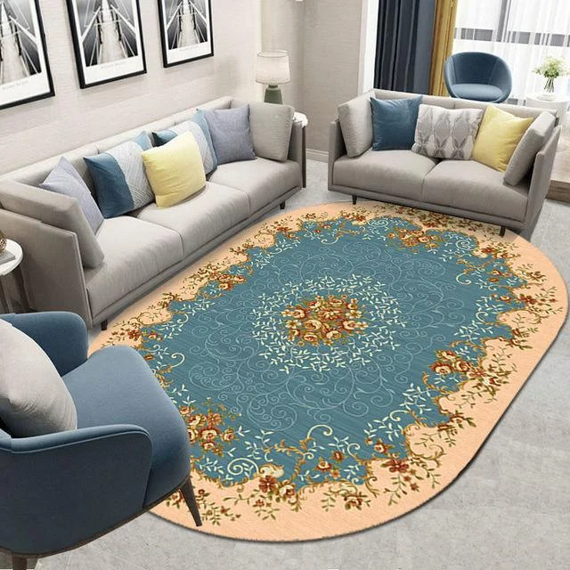Flower_European_Oval_Rug_Living_Room_Washable_Carpet_for_Bedroom_-_-4190028 Flower European Oval Rug Living Room Washable Carpet for Bedroom -