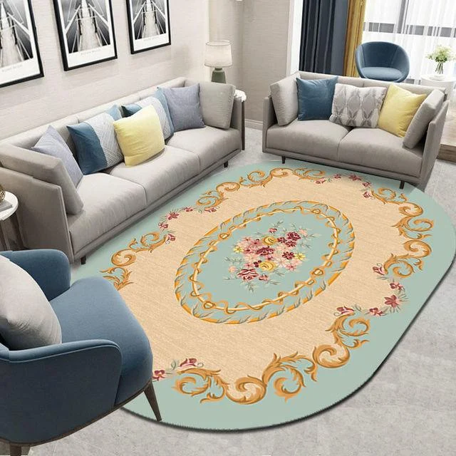 Flower_European_Oval_Rug_Living_Room_Washable_Carpet_for_Bedroom_-_-4190058 Flower European Oval Rug Living Room Washable Carpet for Bedroom -