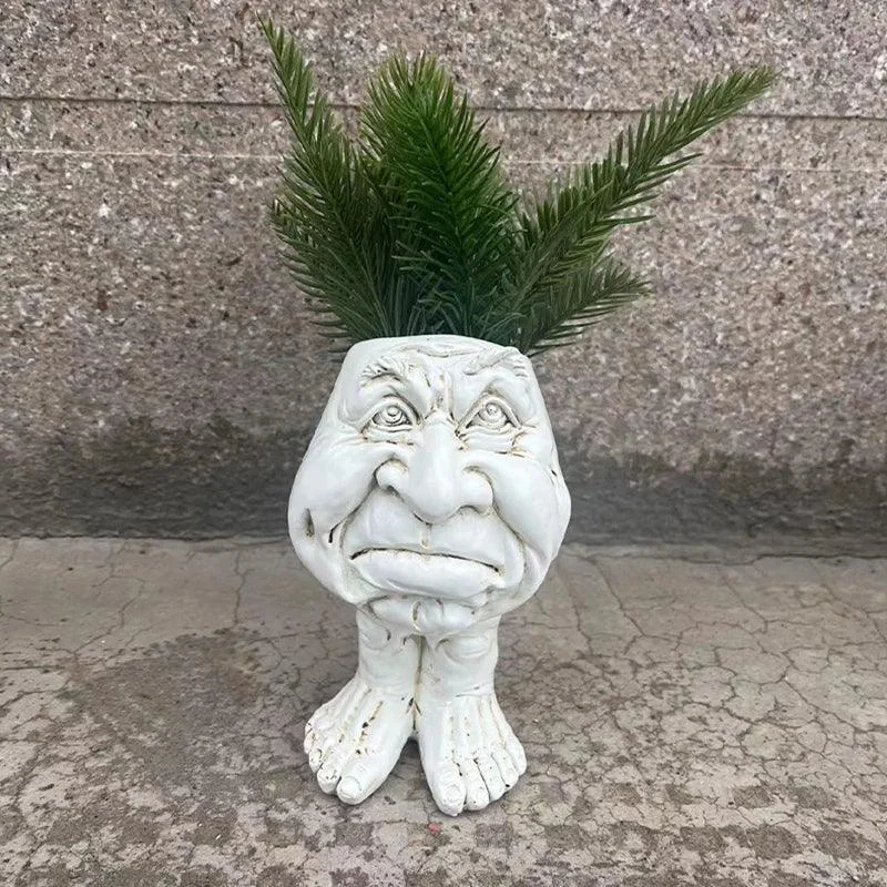Flower_Pot_-_Muggle_-_Funny_Face_-_Resin_Succulent_Plant_Planter_-_-_tag1_-4224236 Flower Pot - Muggle - Funny Face - Resin Succulent Plant Planter - - #tag1#
