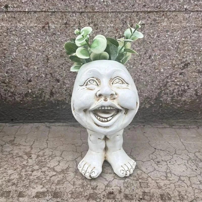 Flower_Pot_-_Muggle_-_Funny_Face_-_Resin_Succulent_Plant_Planter_-_-_tag1_-4224246 Flower Pot - Muggle - Funny Face - Resin Succulent Plant Planter - - #tag1#