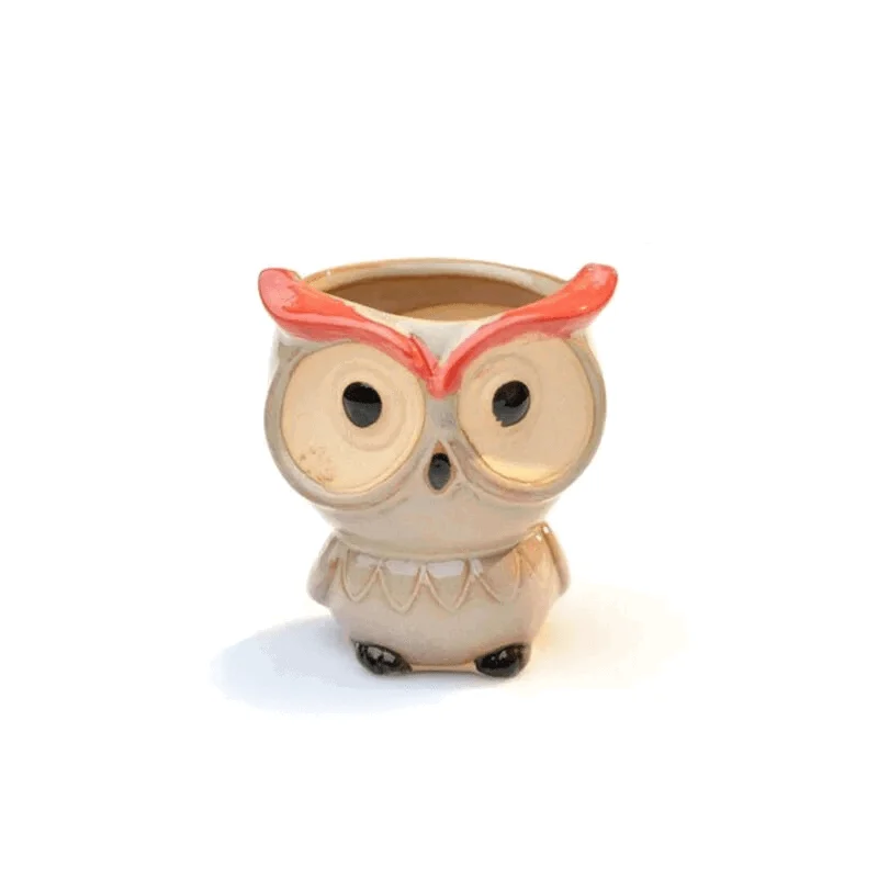 Flowerpot_-_Owl_-_Garden_decoration_-_Ceramic_-_Suitable_for_Succulents_-_-_tag1_-4224682 Flowerpot - Owl - Garden decoration - Ceramic - Suitable for Succulents - - #tag1#