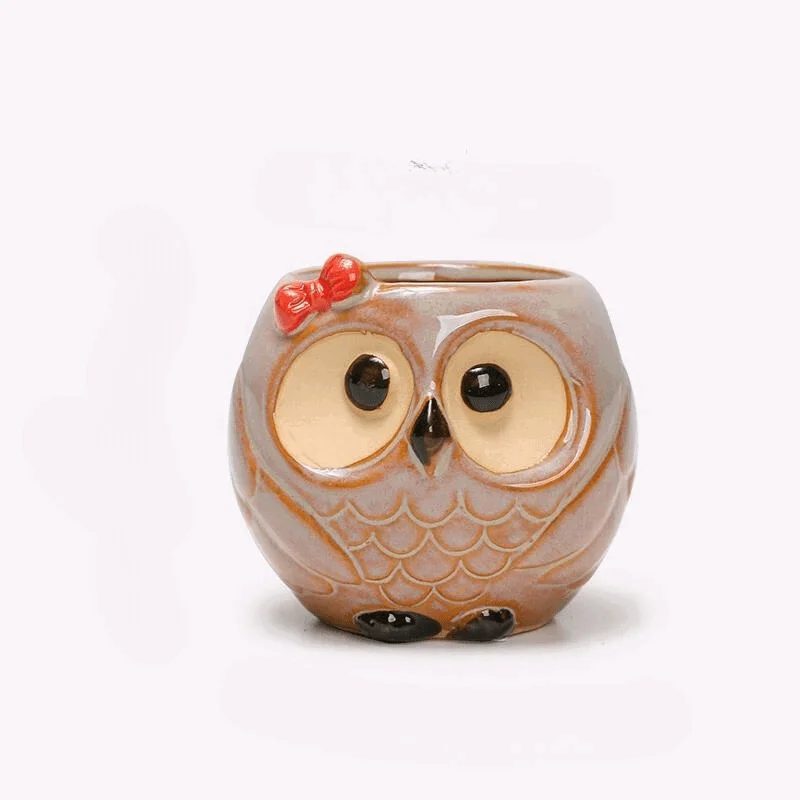 Flowerpot - Owl Mini - - #tag1#