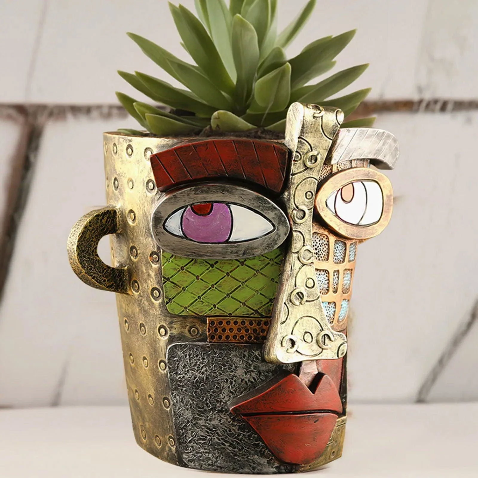 Flowerpot ornaments - Abstract Art - Stylish Flowerpot - Unique design -  - #tag1#