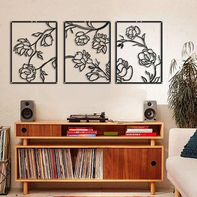 Flowers_Metal_Wall_Art_-_-4190270 Flowers Metal Wall Art -