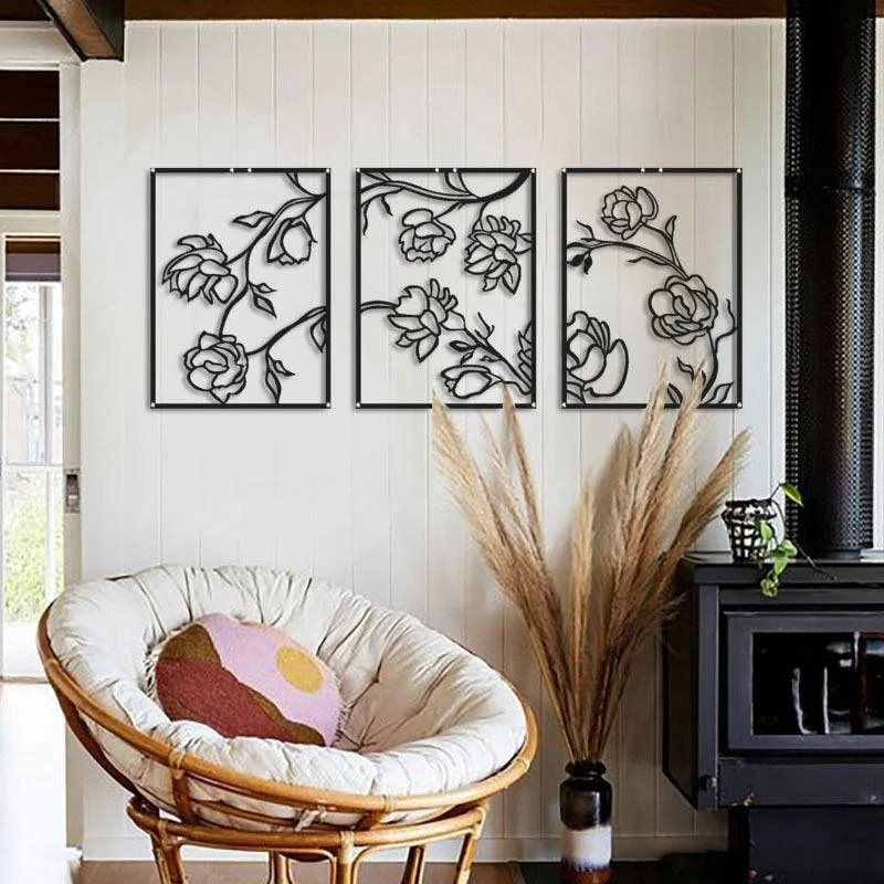 Flowers_Metal_Wall_Art_-_-4190275 Flowers Metal Wall Art -
