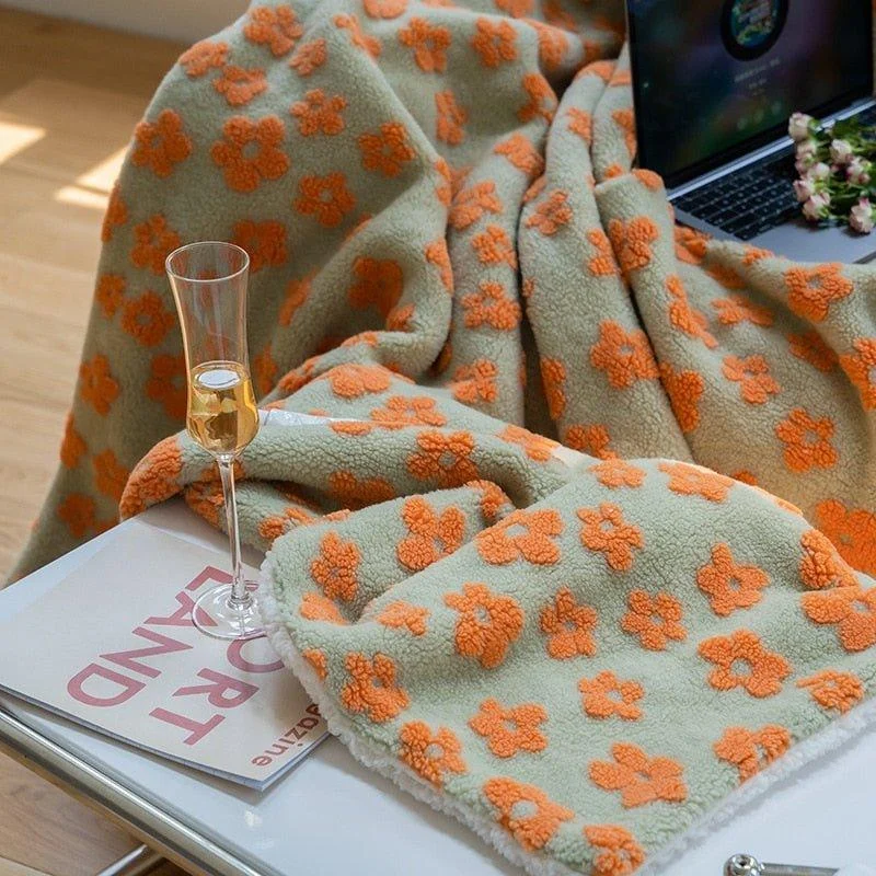Fluffy_Floral_Plush_Thickened_Blanket_-_-_tag1_-4225392 Fluffy Floral Plush Thickened Blanket - - #tag1#