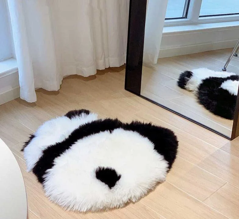 Fluffy_Panda_Rug_Mat_-_-4190374 Fluffy Panda Rug Mat -