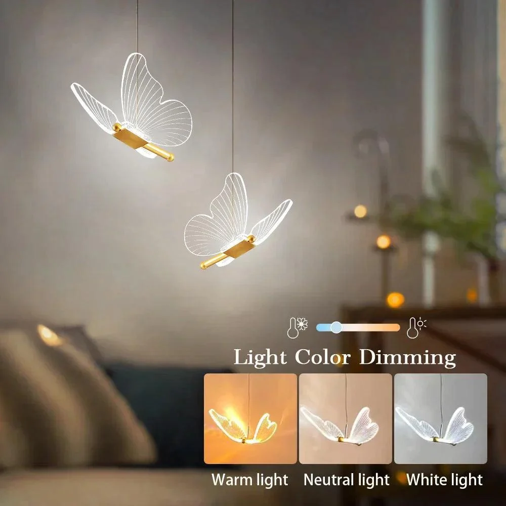 FlutterGlow_-_LED_butterfly_pendant_lights_-_-4190405 FlutterGlow - LED butterfly pendant lights -