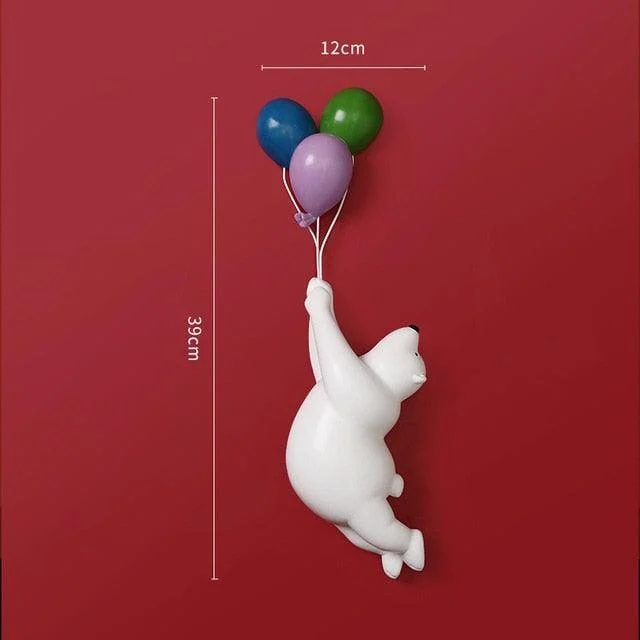 FlyingBalloonPolarBear-Homeko11 Flying Balloon Polar Bear - Homeko
