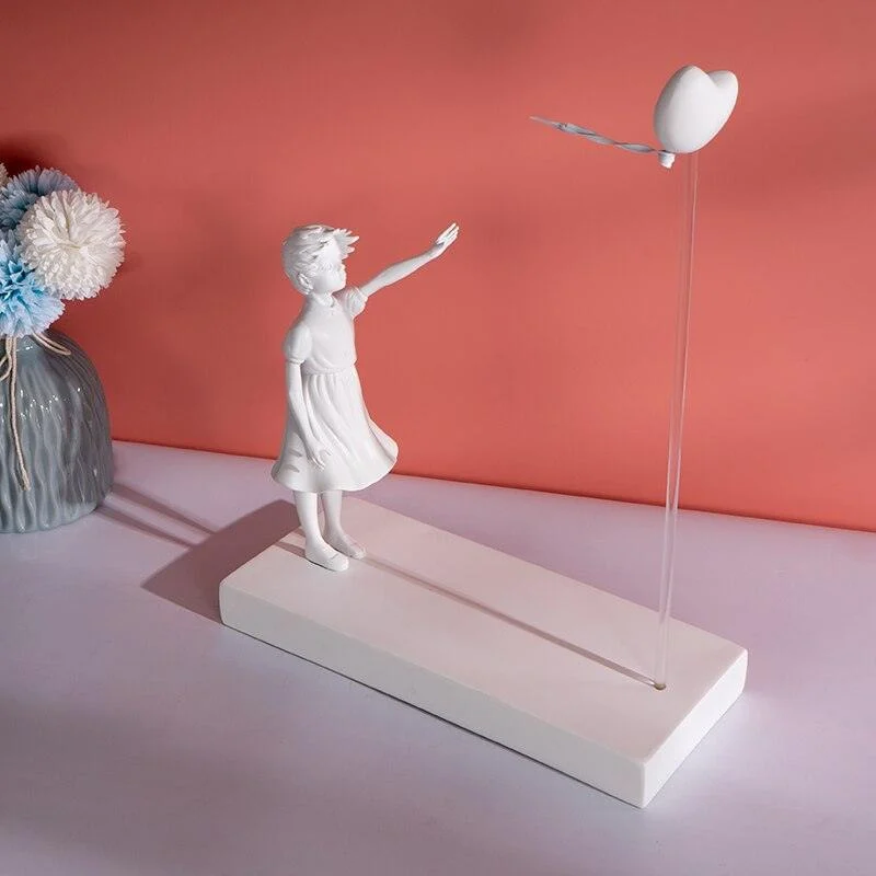 Flying_Heart_Balloon_Girl_Hand-Crafted_Sculpture_-_-4190495 Flying Heart Balloon Girl Hand-Crafted Sculpture -