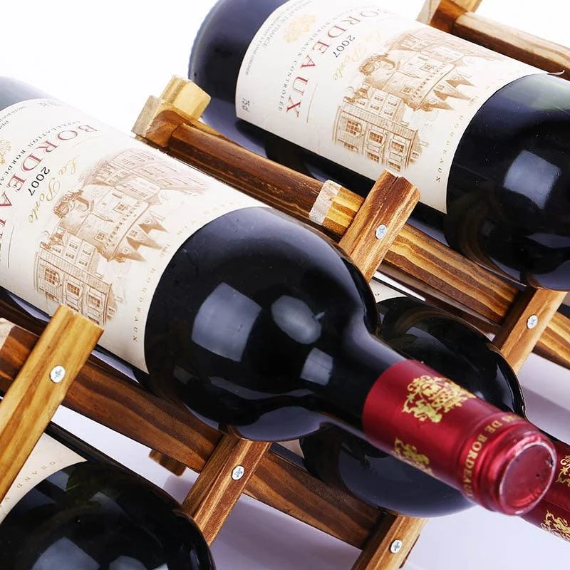 FoldableWoodenWineBottleRack-Homeko5 Foldable Wooden Wine Bottle Rack - Homeko