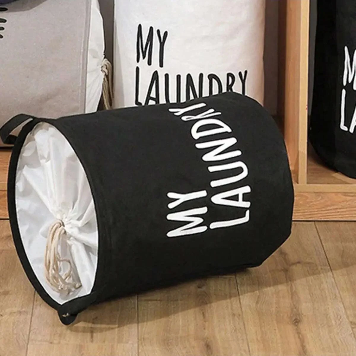 Foldable_Drawstring_Laundry_Basket_-_-_tag1_-4226242 Foldable Drawstring Laundry Basket - - #tag1#