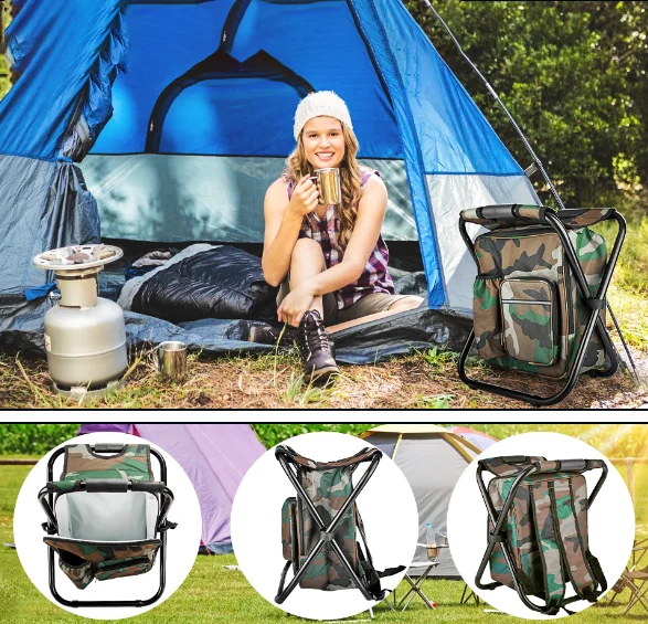 Foldable Stool Backpack -