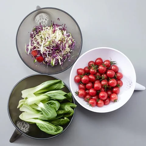 Food Drainer Basket - Draino - Silicone - Multifunctional -  - #tag1#