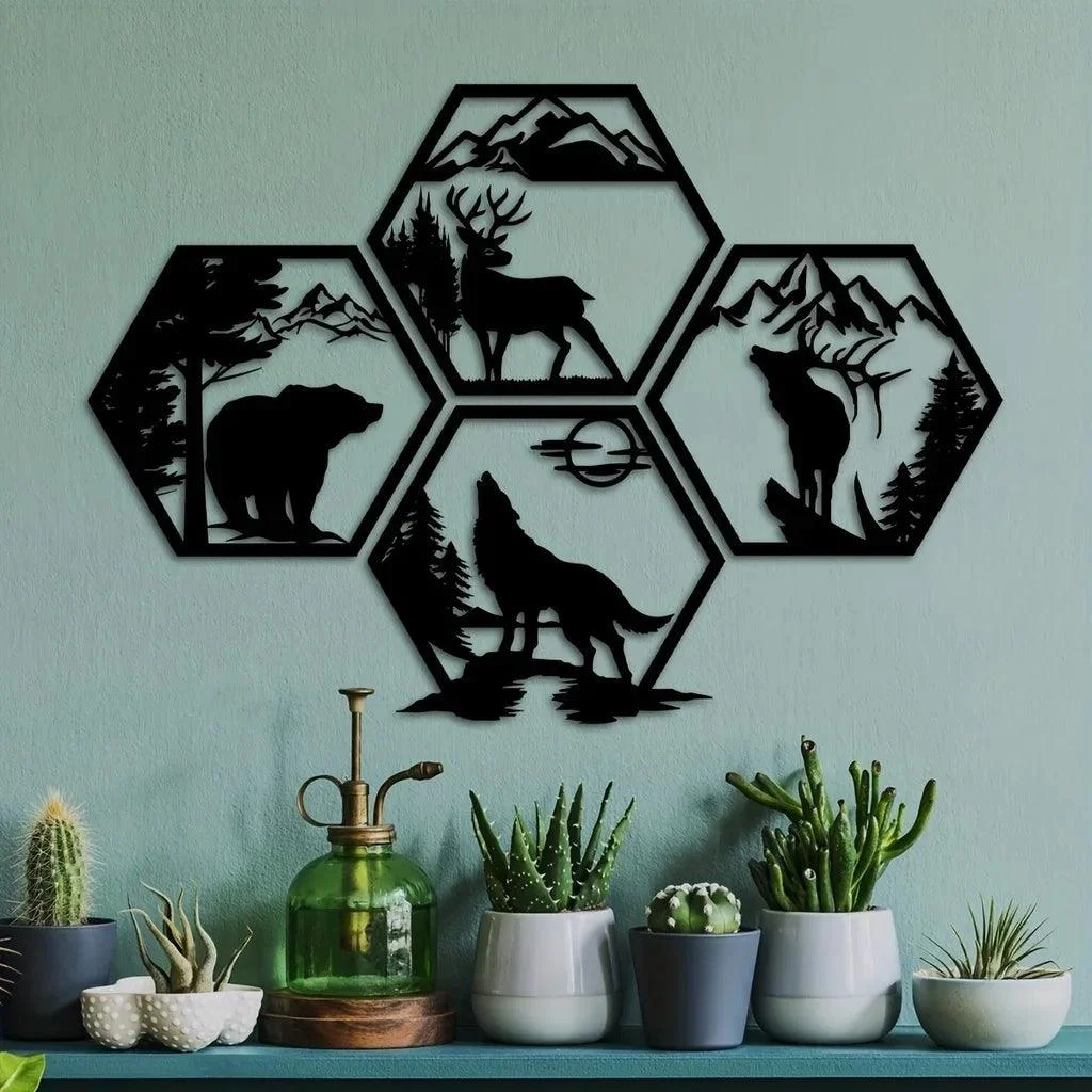 Forest Wildlife Wall Frame - - #tag1#