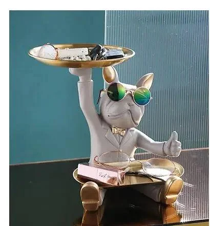 PuppyPorter - dog statue with tray - ISTANBULLU LTD