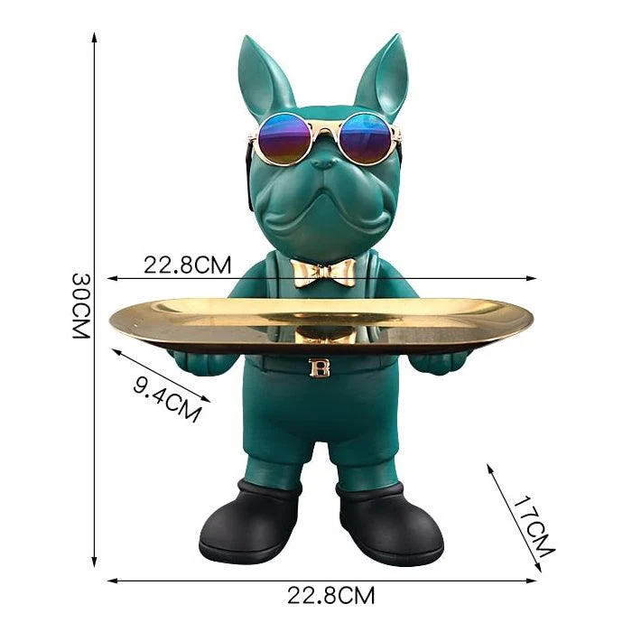 FrenchBulldogButlerTray-Homeko10 French Bulldog Butler Tray - Homeko