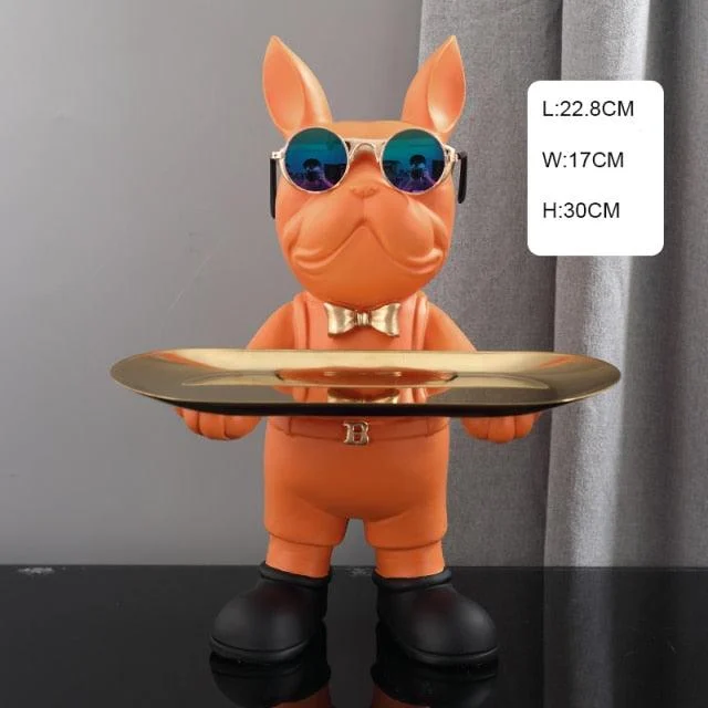 FrenchBulldogButlerTray-Homeko11 French Bulldog Butler Tray - Homeko