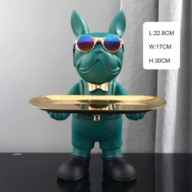 FrenchBulldogButlerTray-Homeko12 French Bulldog Butler Tray - Homeko