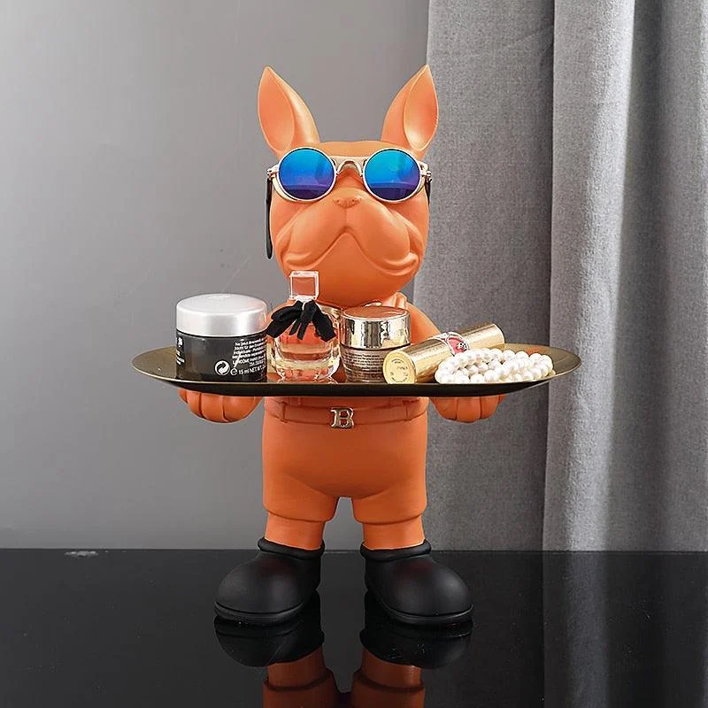 FrenchBulldogButlerTray-Homeko8 French Bulldog Butler Tray - Homeko
