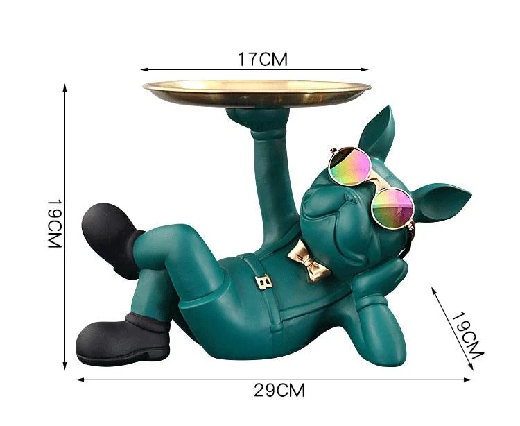 FrenchBulldogButlerTray-Homeko9 French Bulldog Butler Tray - Homeko