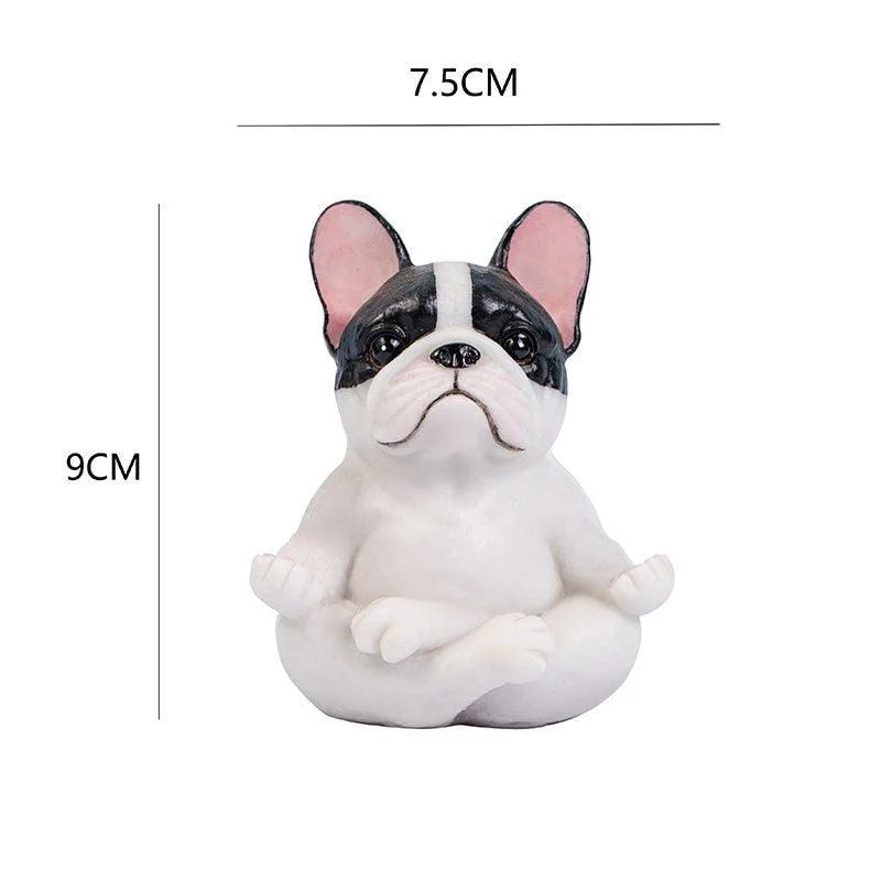 FrenchBulldogYogaArt-Homeko3 French Bulldog Yoga Art - Homeko