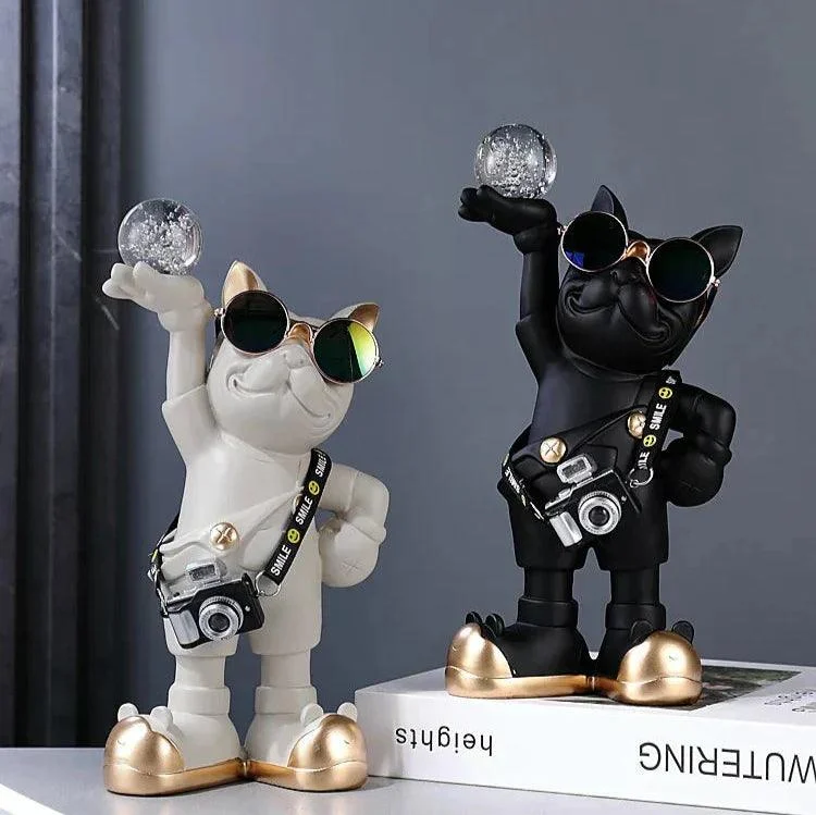 FrenchBulldogwithCrystalBall-Homeko8 French Bulldog with Crystal Ball - Homeko