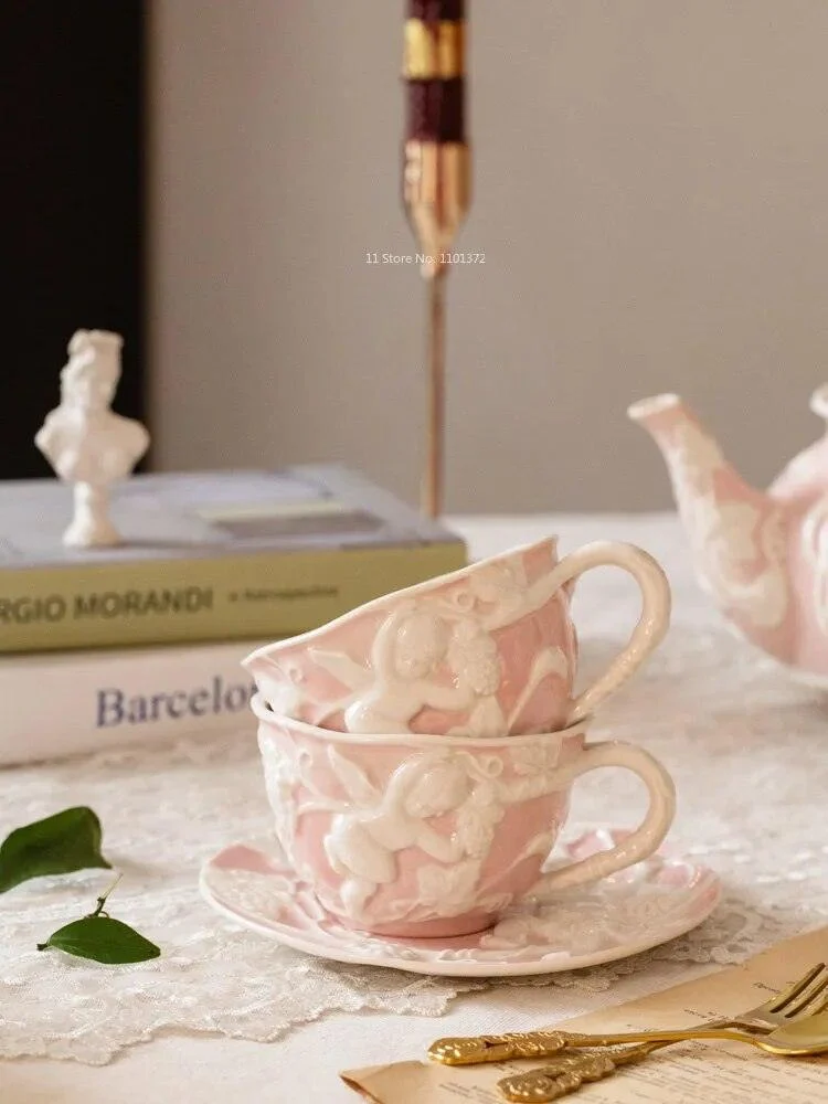 French_Style_Angel_Hand_Painted_Tea_Set_-_-4191482 French Style Angel Hand Painted Tea Set -